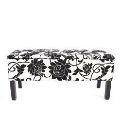 Mendler Banc/coffre De Rangement Renens, 95x36x44, Tissu, Noir -magasin Vente-unique 05b3277da01c7947923c45955dfed86b