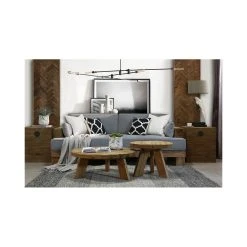 Aubry Gaspard Coffre Carré En Pin Et Métal Carré. -magasin Vente-unique 143754