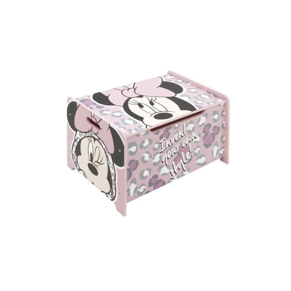 DISNEY MINNIE - Coffre De Rangement En Bois 3 DISNEY MINNIE - Coffre De Rangement En Bois