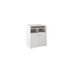POLINI Commode 2 Portes - Blanc -magasin Vente-unique 16599663 thickbox default