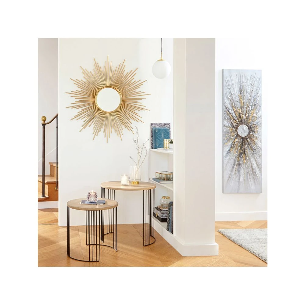Atmosphera, Createur D'Interieur Miroir Soleil Tube Doré D99 - Atmosphera 4 Atmosphera, Createur D'Interieur Miroir Soleil Tube Doré D99 - Atmosphera – Image 2