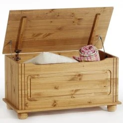 IDIMEX Coffre De Rangement BRISTOL En Pin Massif, Finition Cirée 6 IDIMEX Coffre De Rangement BRISTOL En Pin Massif, Finition Cirée -magasin Vente-unique 42040 1