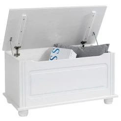 IDIMEX Coffre De Rangement BRISTOL En Pin Massif, Lasuré Blanc 6 IDIMEX Coffre De Rangement BRISTOL En Pin Massif, Lasuré Blanc -magasin Vente-unique 42041 1