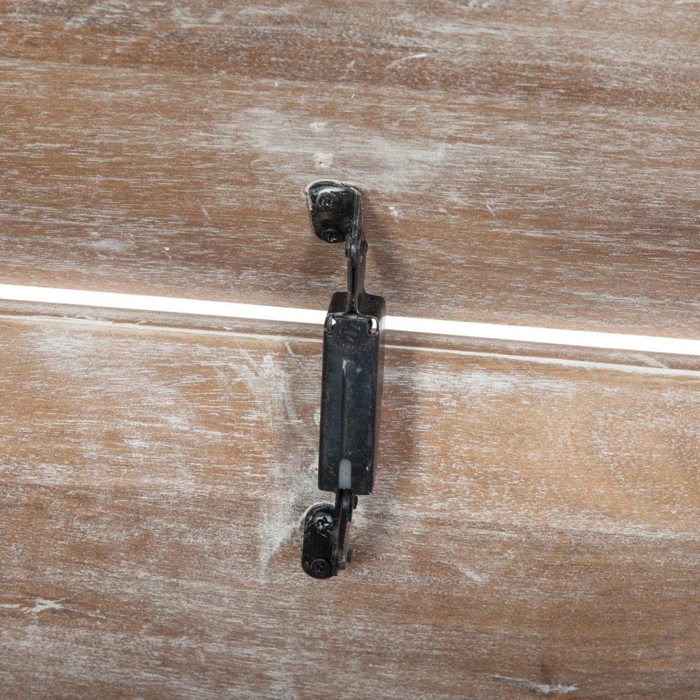 Atmosphera, Createur D'Interieur Coffre En Bois Ethnique Shirel - L. 71 X H. 44 Cm - Marron 7 Atmosphera, Createur D'Interieur Coffre En Bois Ethnique Shirel - L. 71 X H. 44 Cm - Marron – Image 5