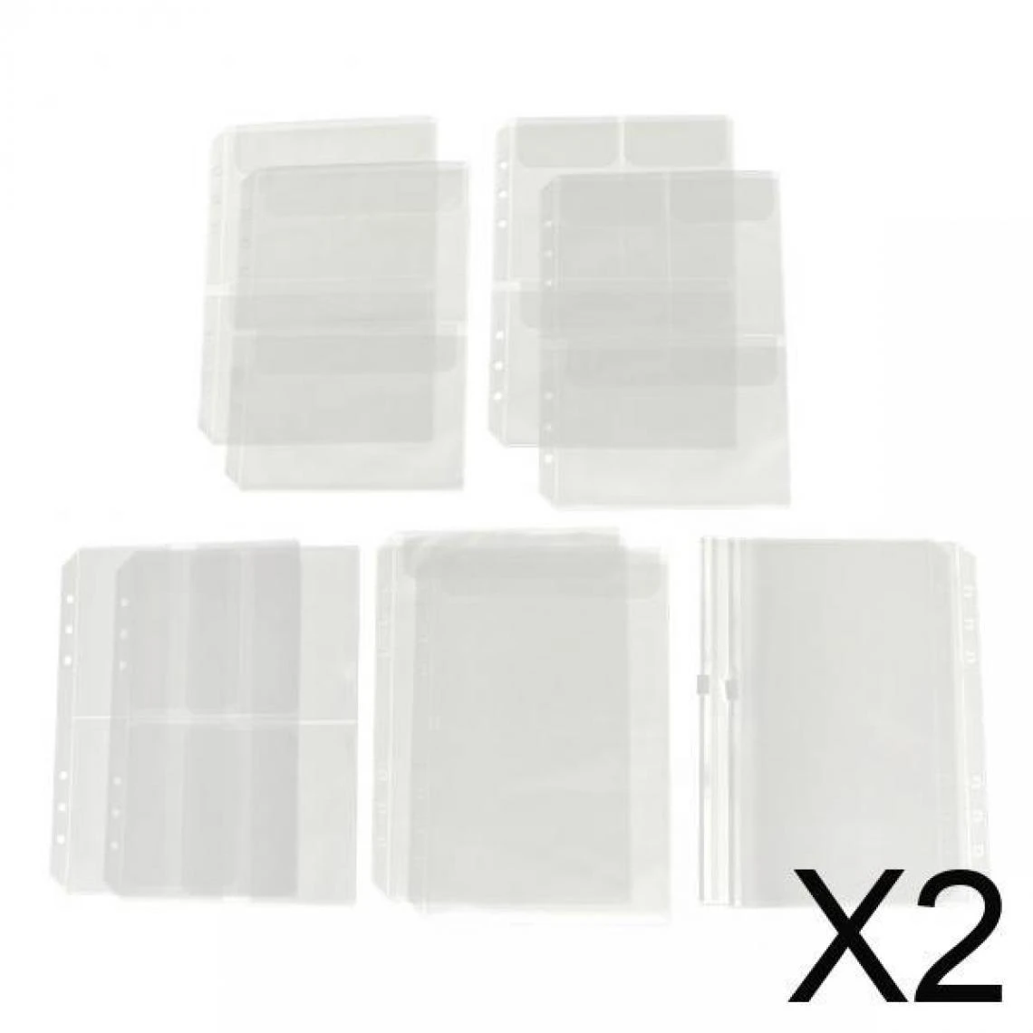 Marque Generique 6 Pochettes De Reliure à Anneaux A5 3 Marque Generique 6 Pochettes De Reliure à Anneaux A5