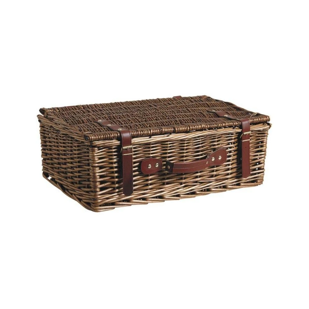 Aubry Gaspard Valise En Osier Clair. 3 Aubry Gaspard Valise En Osier Clair.