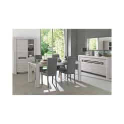 Tousmesmeubles Miroir Rectangulaire Chêne Cérusé - CHARLINETE -magasin Vente-unique 67563 thickbox default