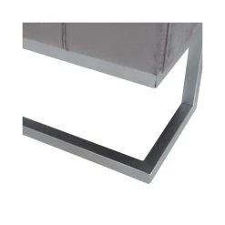 Tousmesmeubles Banquette-malle Tissu Gris/Métal Argent - ETIOR 9 Tousmesmeubles Banquette-malle Tissu Gris/Métal Argent - ETIOR -magasin Vente-unique 71468 thickbox default