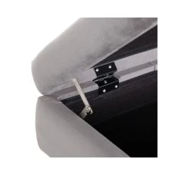 Tousmesmeubles Banquette-malle Tissu Gris/Bois Noir - ETIOR 8 Tousmesmeubles Banquette-malle Tissu Gris/Bois Noir - ETIOR -magasin Vente-unique 71499 thickbox default