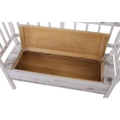 Mendler Banc Banquette De Rangement T207 Bahut Coffre Avec Coussin ~ Bois Blan... -magasin Vente-unique 77765e4079e358a24fd1d7dc7e584dc7