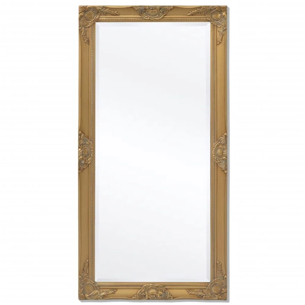 VidaXL Miroir Mural Style Baroque 120 X 60 Cm Doré 3 VidaXL Miroir Mural Style Baroque 120 X 60 Cm Doré