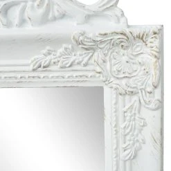 VidaXL Miroir Sur Pied Style Baroque 160 X 40 Cm Blanc 10 VidaXL Miroir Sur Pied Style Baroque 160 X 40 Cm Blanc -magasin Vente-unique 8718475525738 g en hd 3