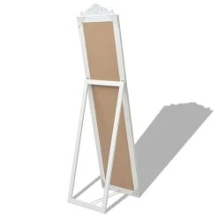 VidaXL Miroir Sur Pied Style Baroque 160 X 40 Cm Blanc 11 VidaXL Miroir Sur Pied Style Baroque 160 X 40 Cm Blanc -magasin Vente-unique 8718475525738 g en hd 4