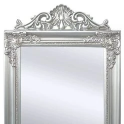 VidaXL Miroir Sur Pied Style Baroque 160 X 40 Cm Argenté 9 VidaXL Miroir Sur Pied Style Baroque 160 X 40 Cm Argenté -magasin Vente-unique 8718475525752 g en hd 2