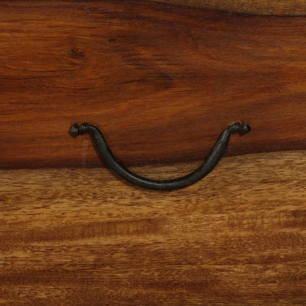 VidaXL Coffre De Rangement Bois Massif De Sesham 90 X 50 X 35 Cm 4 VidaXL Coffre De Rangement Bois Massif De Sesham 90 X 50 X 35 Cm – Image 2