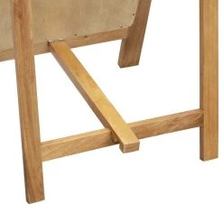 VidaXL Miroir Sur Pied 48x46,5x150 Cm Bois De Chêne Solide -magasin Vente-unique 8718475742777 g en hd 4