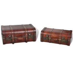 VidaXL Coffre De Rangement Vintage Bois Marron 2 Pcs -magasin Vente-unique 8718475856672 g en hd 3