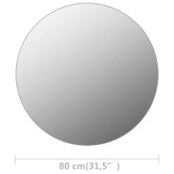 VidaXL Miroir Rond Sans Cadre 80 Cm Verre -magasin Vente-unique 8719883587868 g en hd 3