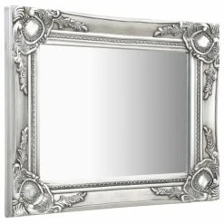 VidaXL Miroir Mural Style Baroque 50x40 Cm Argenté 9 VidaXL Miroir Mural Style Baroque 50x40 Cm Argenté -magasin Vente-unique 8720286009284 g en hd 2