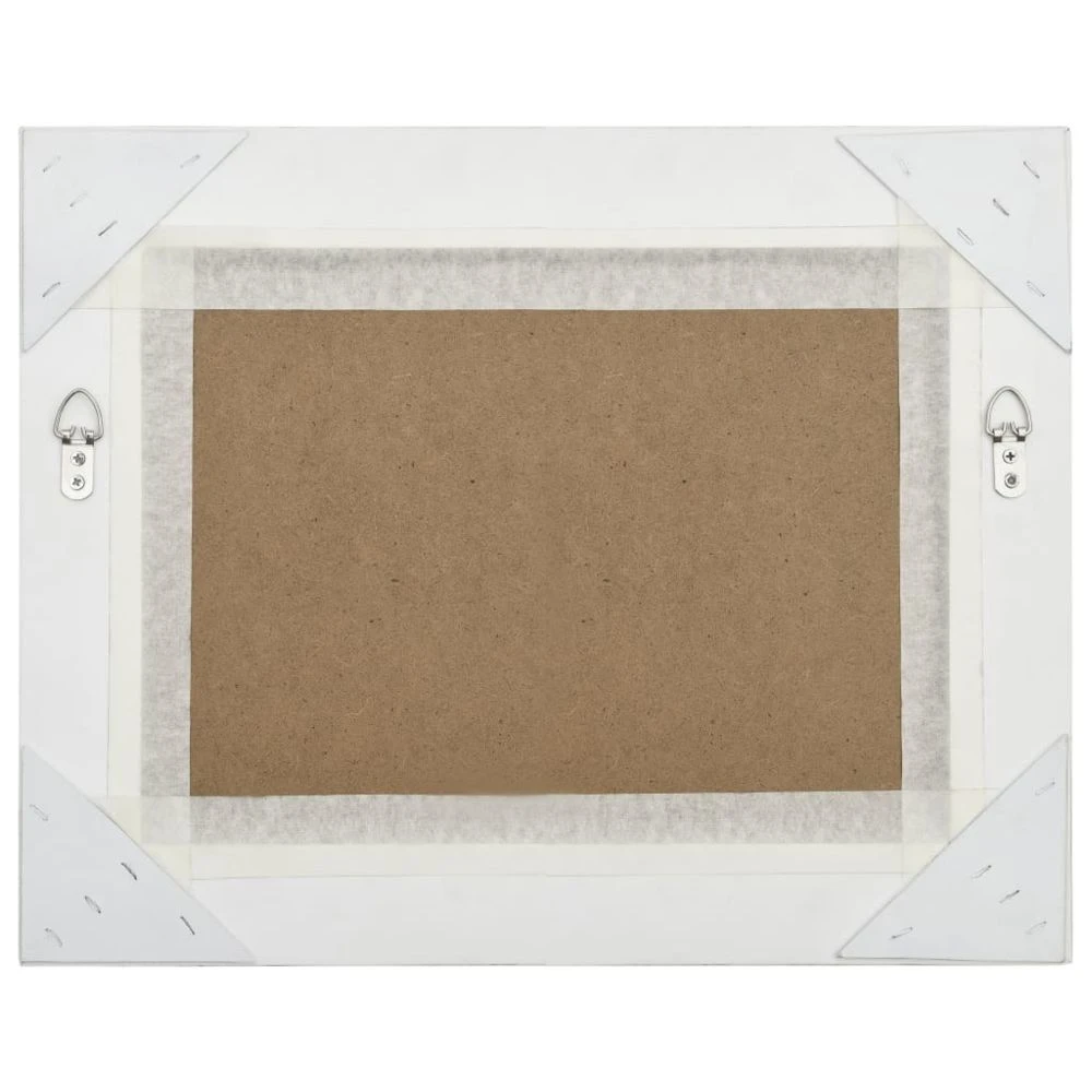 VidaXL Miroir Mural Style Baroque 50x40 Cm Argenté 7 VidaXL Miroir Mural Style Baroque 50x40 Cm Argenté – Image 5