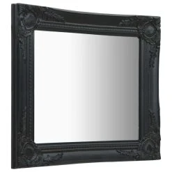 VidaXL Miroir Mural Style Baroque 50x50 Cm Noir -magasin Vente-unique 8720286009338 g en hd 1
