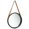 VidaXL Miroir Mural Avec Sangle 40 Cm Noir 1 VidaXL Miroir Mural Avec Sangle 40 Cm Noir -magasin Vente-unique 8720286009857 a en hd 1