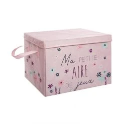 Atmosphera, Createur D'Interieur Atmosphera - 2 En 1 Coffre De Rangement Et Aire De Jeu Rose