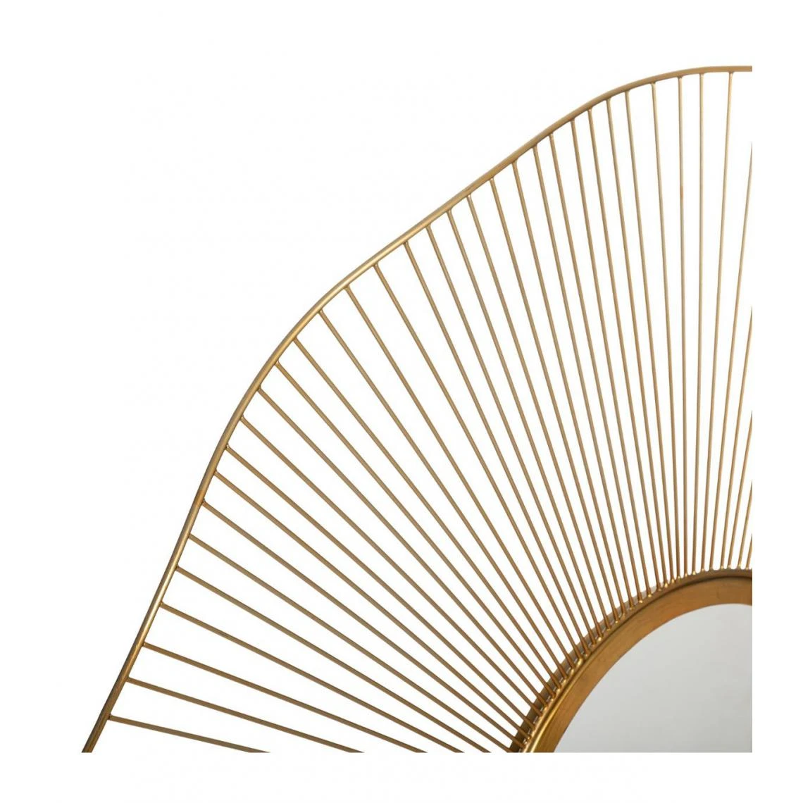 Atmosphera, Createur D'Interieur Atmosphera - Grand Miroir Soleil En Métal Doré D 97 Cm 4 Atmosphera, Createur D'Interieur Atmosphera - Grand Miroir Soleil En Métal Doré D 97 Cm – Image 2