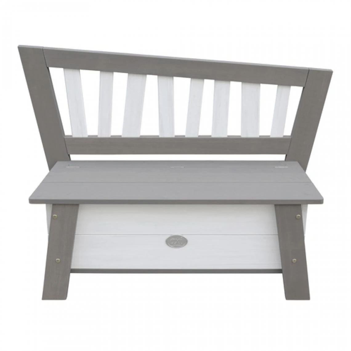 Axi House AXI Banc De Rangement De Jouets Corky Gris Blanc 3 Axi House AXI Banc De Rangement De Jouets Corky Gris Blanc
