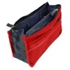 Avizar Pochette Rangement Multi-compartiments Rétractable Anses Courtes Roug... -magasin Vente-unique bag moc rd 2