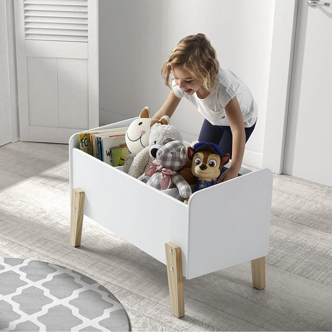 Altobuy BODHI WHITE - Coffre à Jouets Pour Enfant Blanc 4 Altobuy BODHI WHITE - Coffre à Jouets Pour Enfant Blanc – Image 2