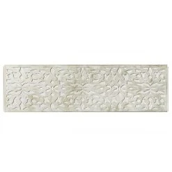 MENZZO Bout De Lit Jadida Blanc Et Or 11 MENZZO Bout De Lit Jadida Blanc Et Or -magasin Vente-unique bout de lit jadida blanc et or 8113625 20661543 1140x1140