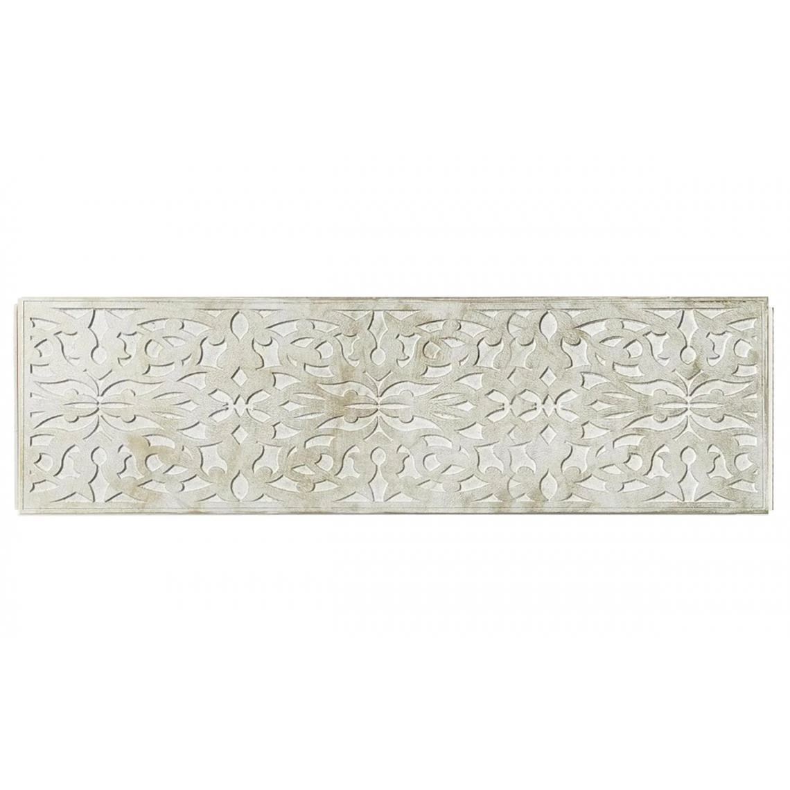 MENZZO Bout De Lit Jadida Blanc Et Or 7 MENZZO Bout De Lit Jadida Blanc Et Or – Image 5