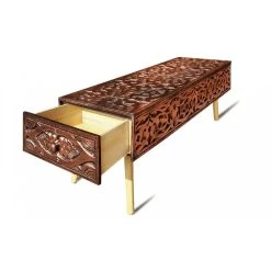 MENZZO Bout De Lit Jadida Cuivré -magasin Vente-unique bout de lit jadida cuivre 7931043 20061345 1200x1200