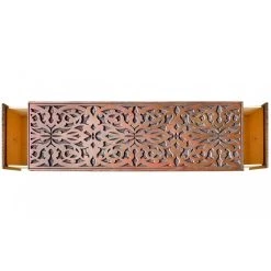 MENZZO Bout De Lit Jadida Cuivre Et Tissu -magasin Vente-unique bout de lit jadida cuivre et tissu 7930901 20060975 1200x1200