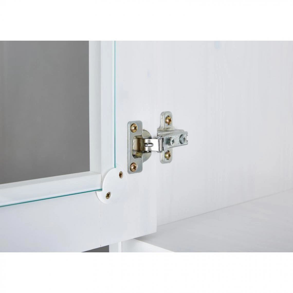 Ac-Deco Buffet Vaisselier 5 Portes, 3 Tiroirs En Pin Blanc - MAINE 7 Ac-Deco Buffet Vaisselier 5 Portes, 3 Tiroirs En Pin Blanc - MAINE – Image 5