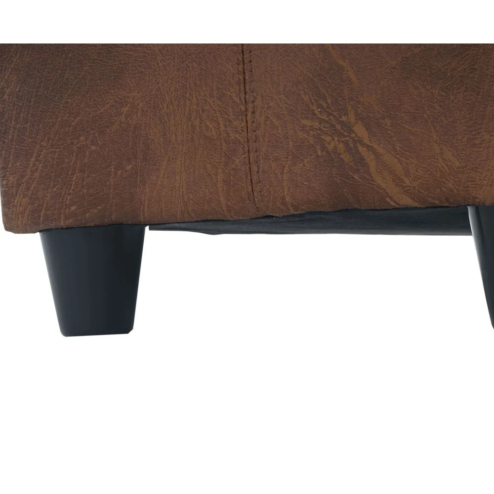 Mendler Banc/banquette/coffre De Rangement Kriens, 112x45x45cm, Similicuir ~ A... 7 Mendler Banc/banquette/coffre De Rangement Kriens, 112x45x45cm, Similicuir ~ A... – Image 5