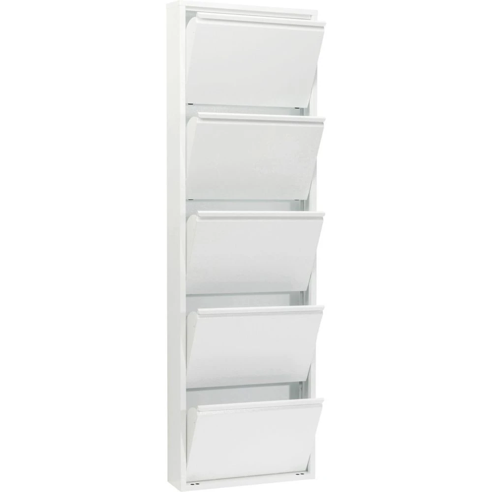 Karedesign Casier à Chaussures Caruso Blanc 5 Tiroirs Kare Design 5 Karedesign Casier à Chaussures Caruso Blanc 5 Tiroirs Kare Design – Image 3