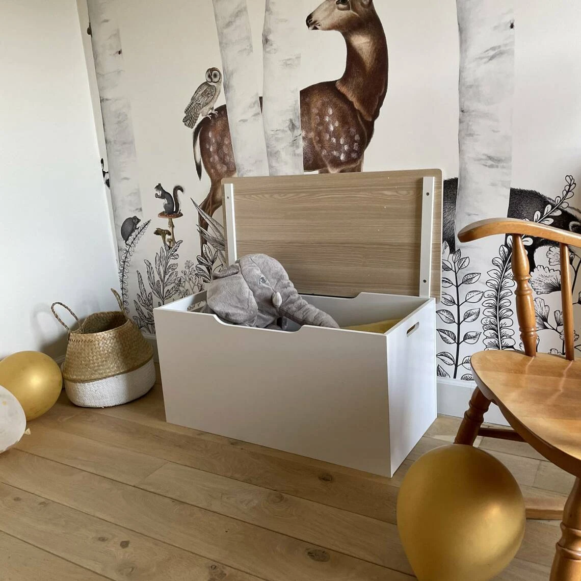 Coffre A Jouet Blanc | Alice's Garden 4 Coffre A Jouet Blanc | Alice's Garden – Image 2