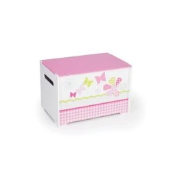 Worlds Apart Coffre à Jouets Patchwork 60x39x39 Rose WORL230004 -magasin Vente-unique coffre a jouet fille rose