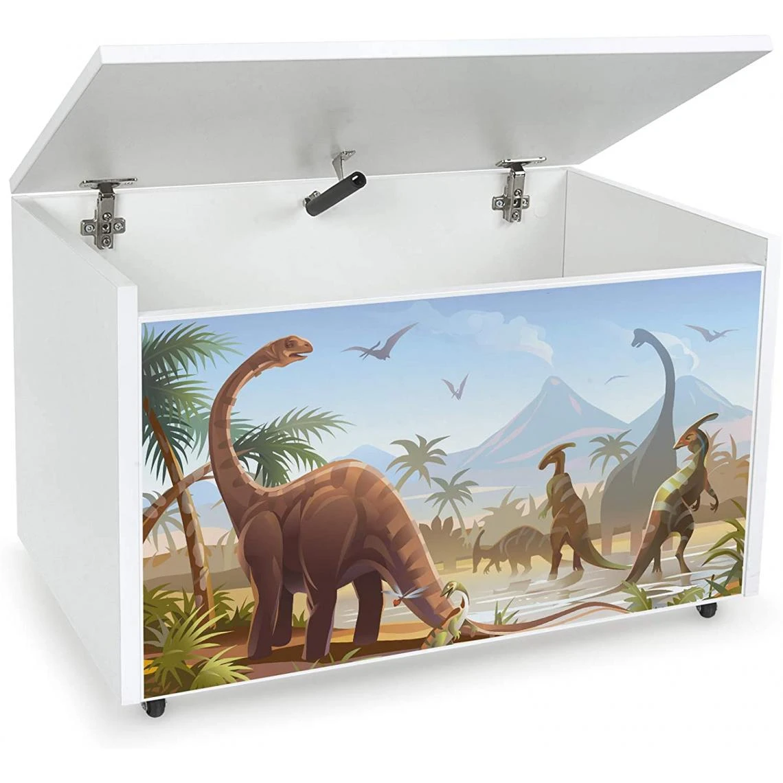 Leomark Coffre à Jouets XXL Sur Roulettes: Jurassic 4 Leomark Coffre à Jouets XXL Sur Roulettes: Jurassic – Image 2