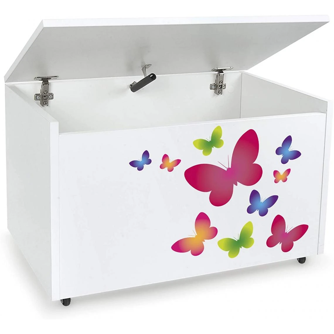 Leomark Coffre à Jouets XXL Sur Roulettes: Papillons 4 Leomark Coffre à Jouets XXL Sur Roulettes: Papillons – Image 2