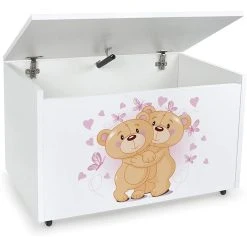 Leomark Coffre à Jouets XXL Sur Roulettes: Teddy -magasin Vente-unique coffre a jouets xxl sur roulettes teddy 11682964 30771712 1140x1140