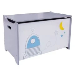 JEMINI Coffre à Jouets Garcon En Bois Theme Espace -magasin Vente-unique coffre a jouts espace 1
