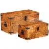Chunhelife Coffre De Rangement 2 Pcs Bois Massif De Manguier -magasin Vente-unique coffre de rangement 2 pcs bois massif de manguier 9324719 24334841 1140x1140