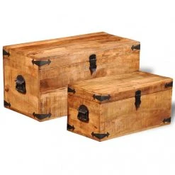 Chunhelife Coffre De Rangement 2 Pcs Bois Massif De Manguier 9 Chunhelife Coffre De Rangement 2 Pcs Bois Massif De Manguier -magasin Vente-unique coffre de rangement 2 pcs bois massif de manguier 9324719 24334845 1140x1140