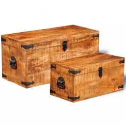 Chunhelife Coffre De Rangement 2 Pcs Bois Massif De Manguier 11 Chunhelife Coffre De Rangement 2 Pcs Bois Massif De Manguier -magasin Vente-unique coffre de rangement 2 pcs bois massif de manguier 9324719 24334849 1140x1140
