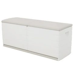 Pegane Coffre De Rangement 450L Intérieur/extérieur Coloris Beige - Longueu...