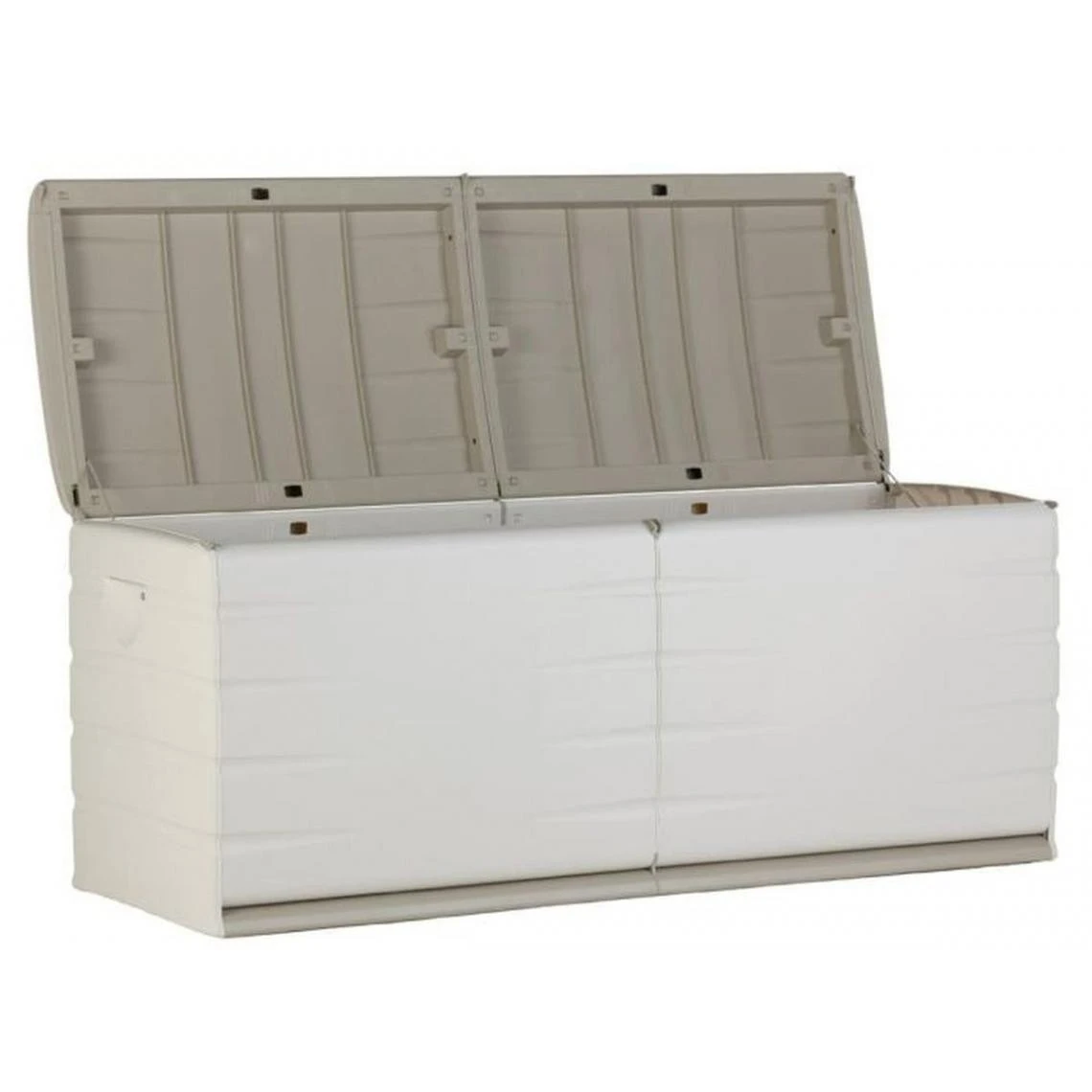 Pegane Coffre De Rangement 450L Intérieur/extérieur Coloris Beige - Longueu... 4 Pegane Coffre De Rangement 450L Intérieur/extérieur Coloris Beige - Longueu... – Image 2