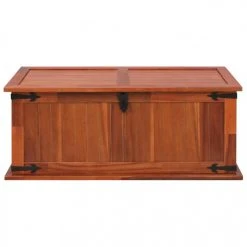 Chunhelife Coffre De Rangement 90x45x40 Cm Bois D'acacia Solide 11 Chunhelife Coffre De Rangement 90x45x40 Cm Bois D'acacia Solide -magasin Vente-unique coffre de rangement 90x45x40 cm bois dacacia solide 9324179 24332745 1140x1140